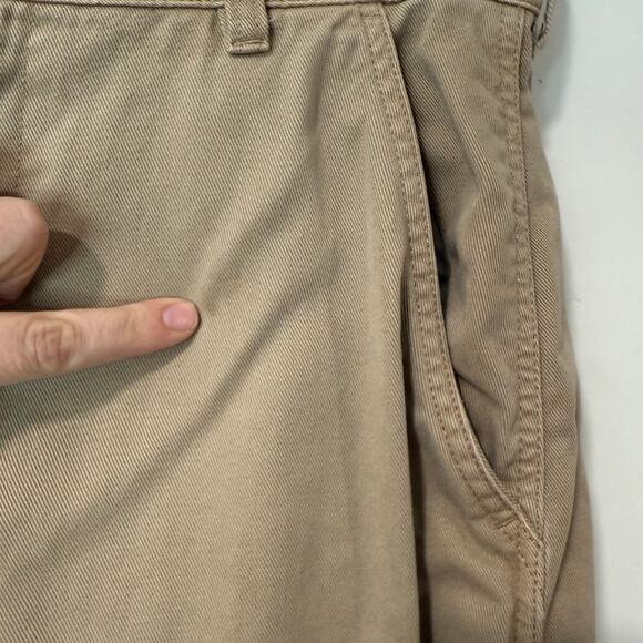 Everlane Women's The Chino Pant Buttersoft Tan Khaki 8 Curved Leg Barrel - Picture 4 of 9